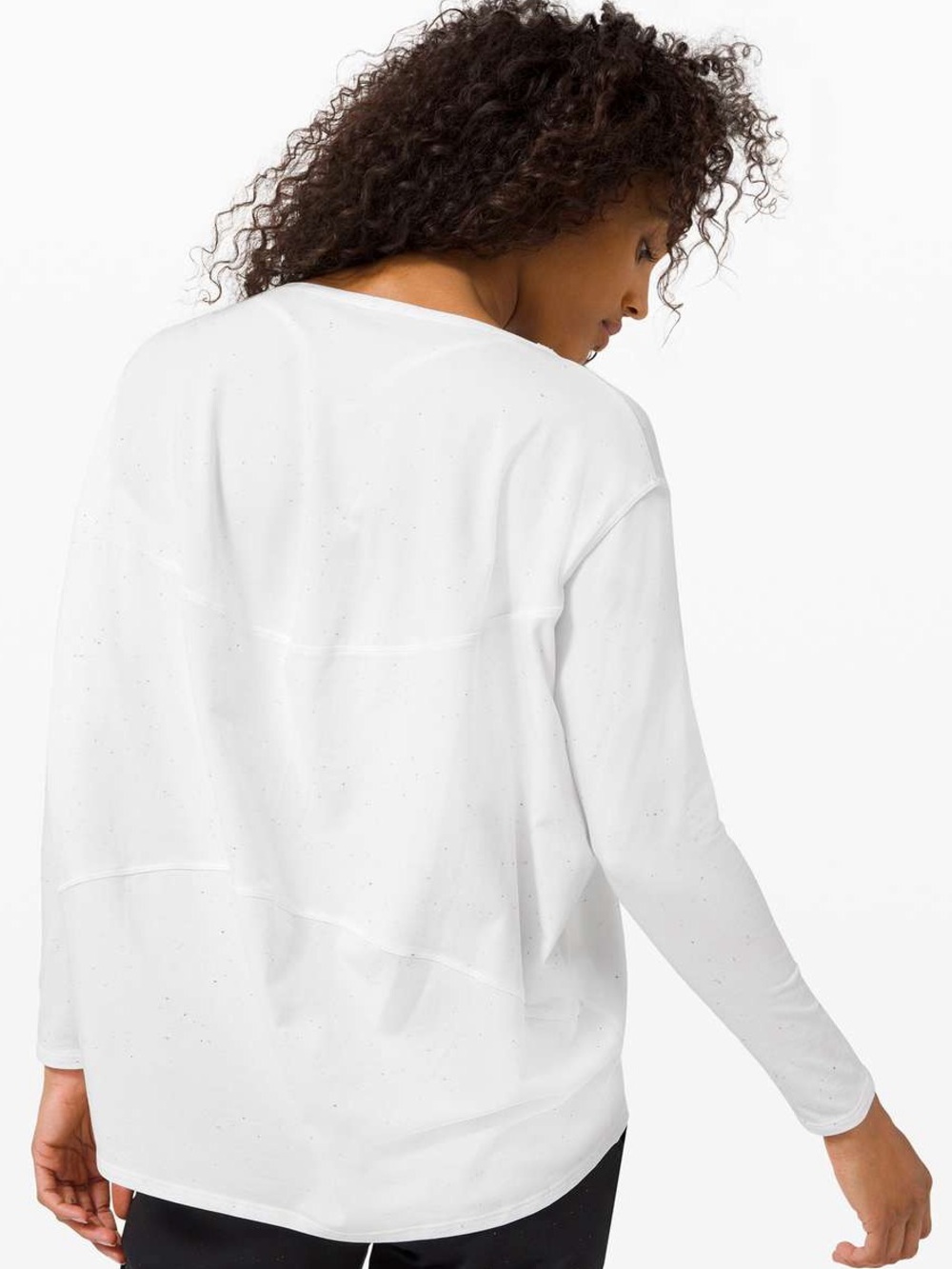 Lululemon LA Back in Action Long Sleeve in White